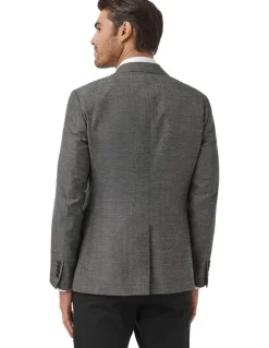 Cambridge Glamorgan Modern Fit Sports Jacket in Black & White