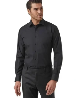 Cambridge Preston Modern Fit Shirt in Black