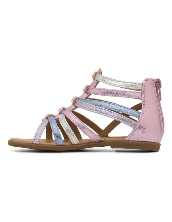 Candy Angie Bow Sandals in Pink