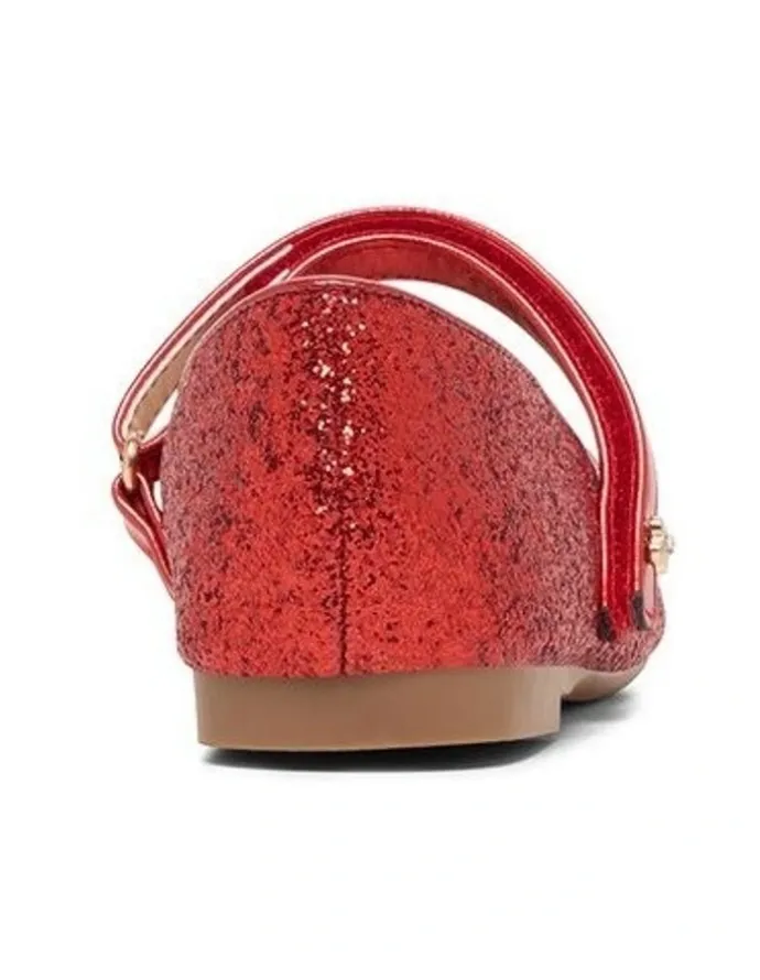 Candy Cammi Glitter Shoes in Red