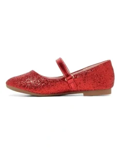 Candy Cammi Glitter Shoes in Red