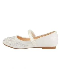 Candy Cammi Jewel Shoes in White