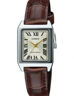 Casio Leather Watch in Brown