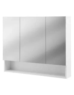 Cefito Adjustable Bathroom Mirror 900x750mm in White