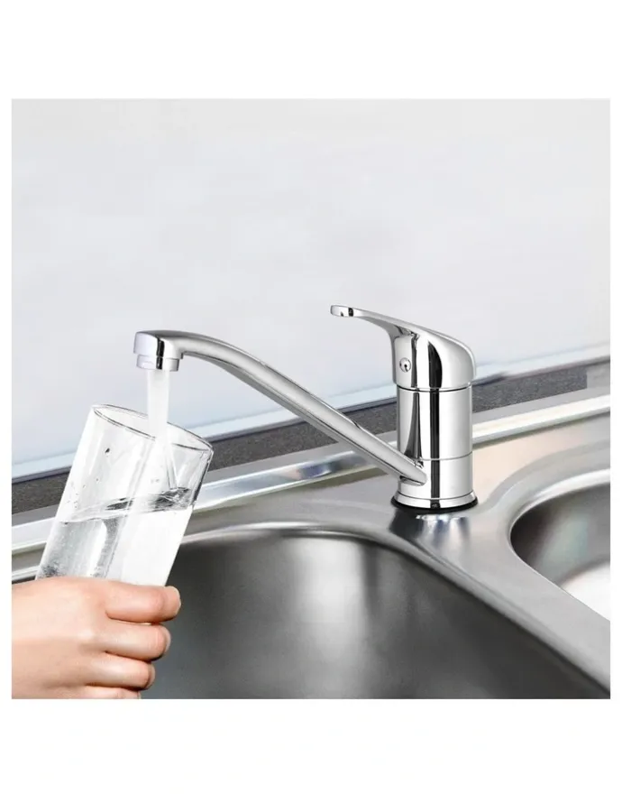 Cefito Cefito Brass Faucet Tap In Silver