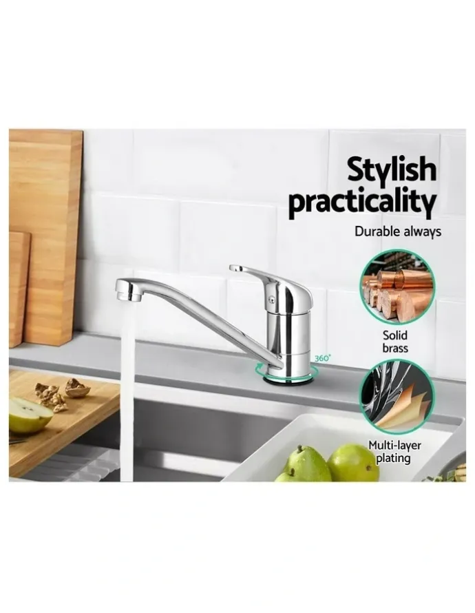 Cefito Cefito Brass Faucet Tap In Silver