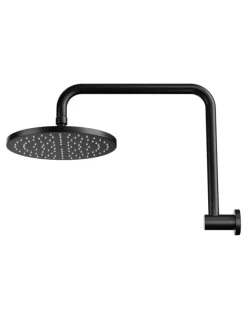 Cefito 9 High-pressure Swivel Rain Shower Head Overhead in Black