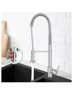 Cefito Kitchen Tap Mixer Faucet Silver