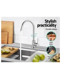 Cefito Mixer Faucet Tap in Silver