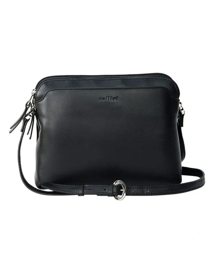 Cellini Seville Crossbody Bag in Black