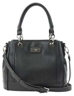 Cellini Sport Zoe Zip Top Satchel Bag in Black