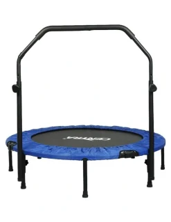Centra 48 Mini Folding Fitness Trampoline Rebounder in Blue