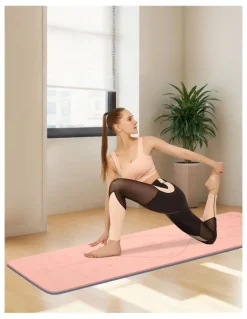 Centra Non-Slip Yoga Mat in Pink