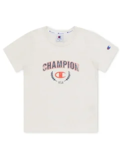 Champion Graphic Shop Tee in Chwht_Ivory White