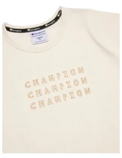 Champion Graphic Shop Tee in Cream