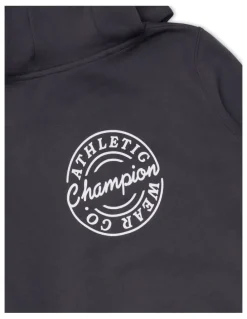 Champion Legacy Graphic Zip Hoodie in Grey