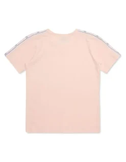 Champion Lux Taping Tee in Pink
