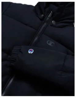 Champion Puffer Jacket in Black