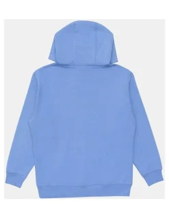 Champion Puff Script Hoodie in Blue