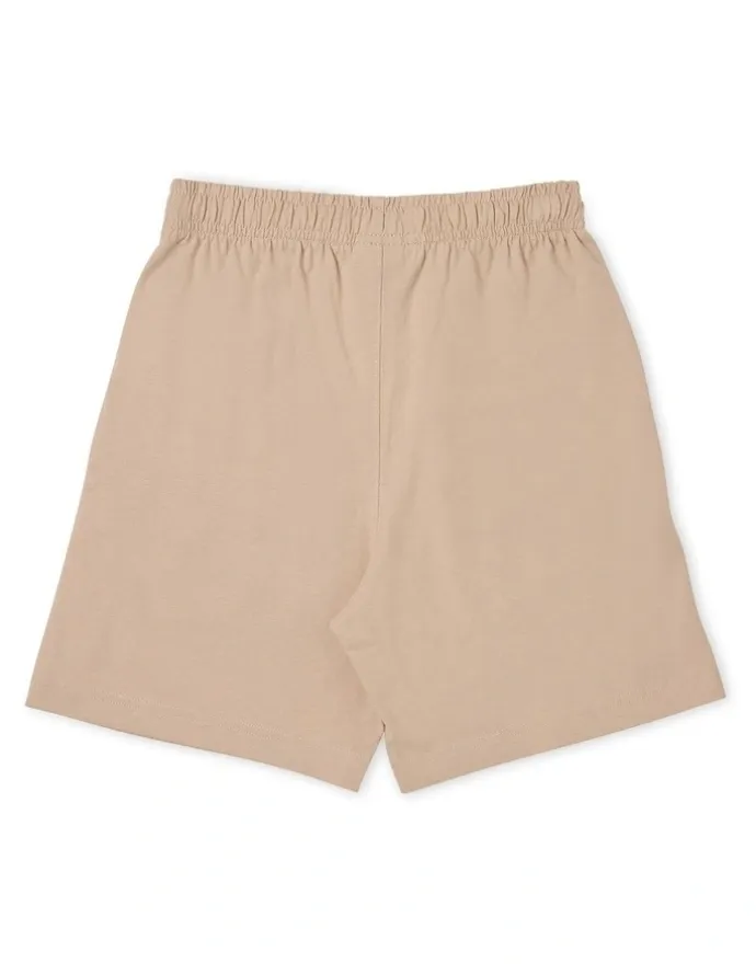 Champion Puff Script Shorts in Brown
