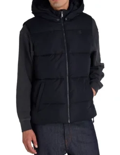 Champion Rochester Puffer Vest in Black