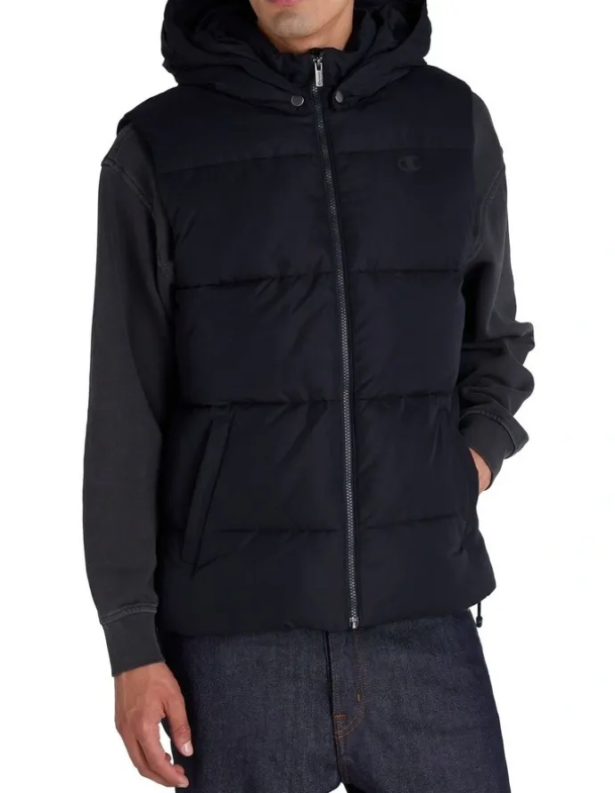 Champion Rochester Puffer Vest in Black