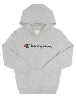 Champion Script Hoodie in Grey