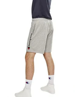 Champion Script Jersey Short in Oxford Heather