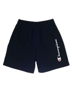 Champion Script Jersey Shorts in Black