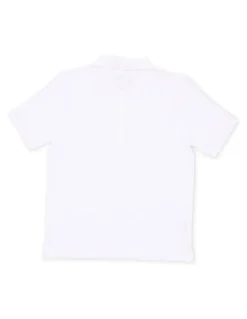 Champion Script Pique Polo T-shirt in White