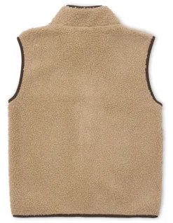Champion Sherpa Vest in Beige