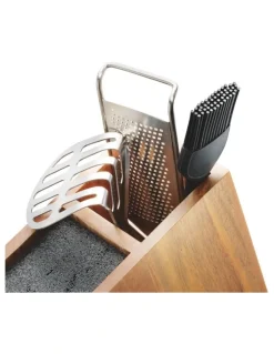ChefX Universal Acacia Knife Block Rectangle