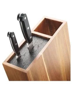 ChefX Universal Acacia Knife Block Rectangle