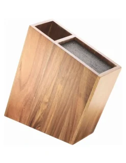 ChefX Universal Acacia Knife Block Rectangle