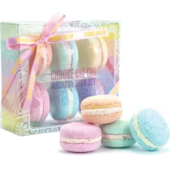 Chi Chi Macaroon Gift Set 6 Pastel Bath Bomb