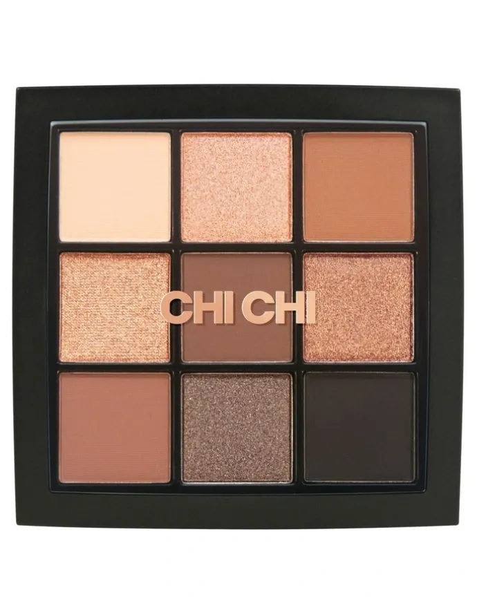 Chi Chi Smokey Nudes 9 Shade Eyeshadow Palette