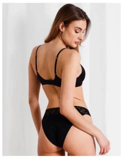 Chloe & Lola Pure Comfort Contour T-shirt Bra in Black