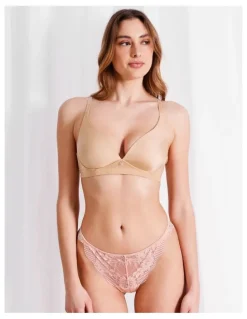 Chloe & Lola Pure Comfort Wirefree Contour Bra in Beige
