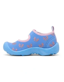 Ciao Beach Scattered Bows Beach Sandals in Purple