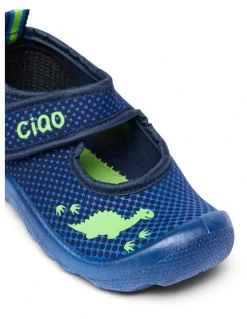 Ciao Beach Spotty Dino Beach Sandals in Navy