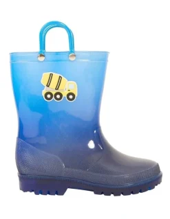 Ciao Charlie Truck Gumboots In Blue