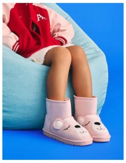 Ciao Chilly Dream Bear Slippers In Lt Pink