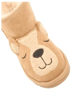 Ciao Chilly Dream Bear Slippers In Natural