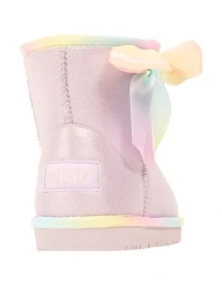 Ciao Chilly Low Bow Slippers In Lilac