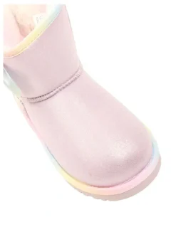 Ciao Chilly Low Bow Slippers In Lilac