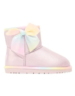 Ciao Chilly Low Bow Slippers In Lilac