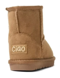 Ciao Chilly Low Slippers in Chestnut
