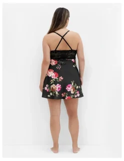 City Chic Plus Size Arcadia Chemise in black