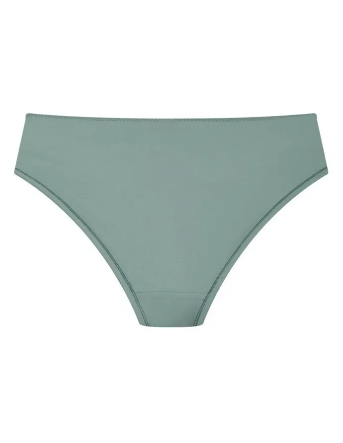 City Chic Plus Size Smooth & Chic Micro Shorty in sage