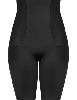 City Chic Plus Size Smooth & Chic Thigh Shaper in Black